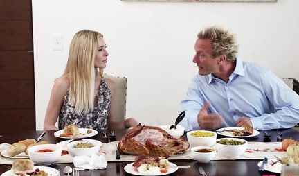 Dad fucked daughter and her cute Asian girlfriend in pussy