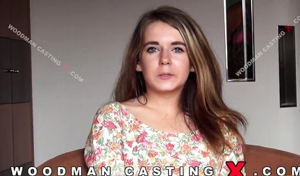 Cutie framed tight anal for a cock at a porn casting