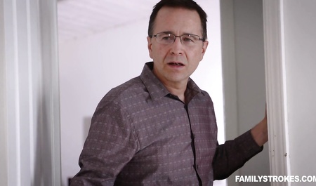 Beautiful wifey cheating with her young student