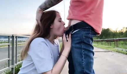 The girl not only works on the track, but also gets fucked here in the ass