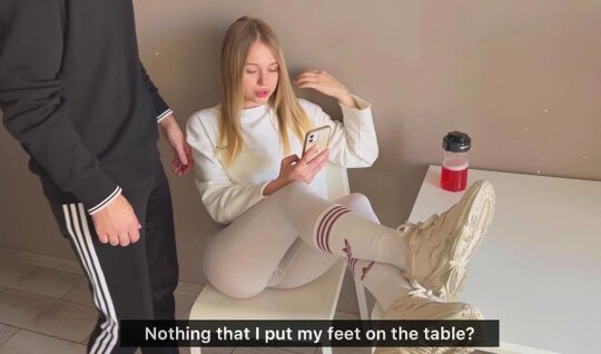 The guy punished the Russian girlfriend with hard sex in ...