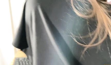 Russian chick knows how to give a great homemade blowjob