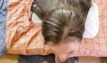 POV sex with Russian cutie in cute panties