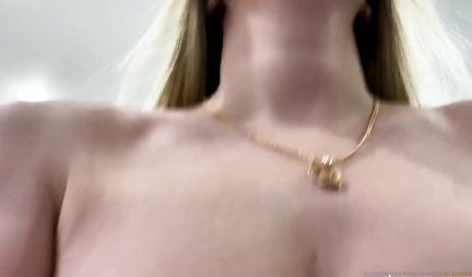 The guy can't masturbate and Russian mom helps him finish