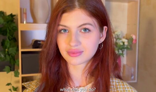 Redhead stepmother knows how to suck and ride cock incomp...