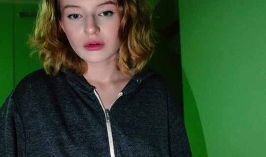 Russian girl gives a blowjob to a friend and fucks with h...