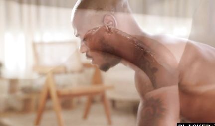 Asian tight pussy takes black macho big cock