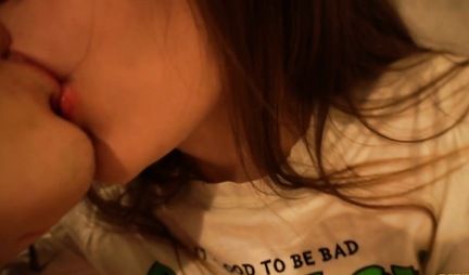 Russian chick quickly fucks with a guy in the bathroom