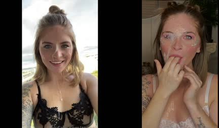 Hot compilation with horny chicks who love cum