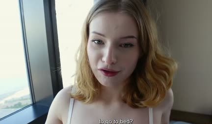 Redhead girl in a bra moans loudly from penetration