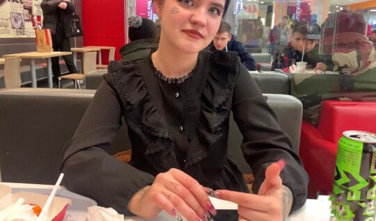 Picked up a Russian bitch and treated her to a dick in th...