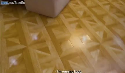 Passionate Russian mom in a black peignoir is ready for home fucking