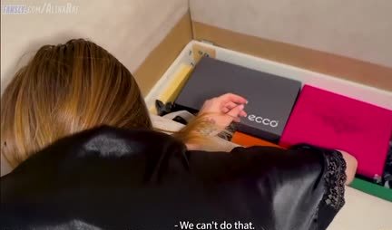 Passionate Russian mom in a black peignoir is ready for home fucking