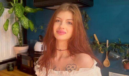 Red-haired cutie got cancer and got a member of a cute ne...