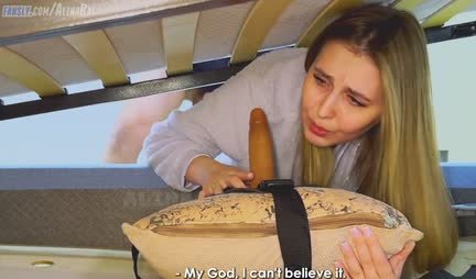 Russian mom stuck under the bed and got a dick in anal