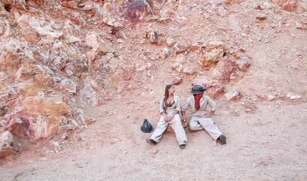 Slender busty girl fucks with her lover in nature