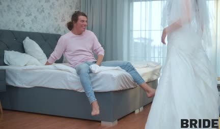 A young wife immediately after the wedding cheats on her husband with her lover