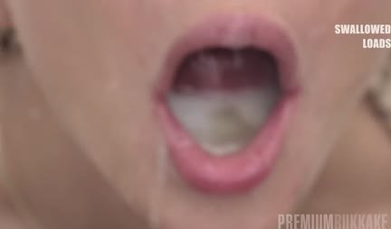 Young slut fed fresh cum at porn casting