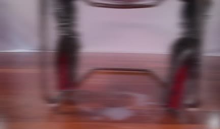 Girl in latex pampers herself with hard anal fisting