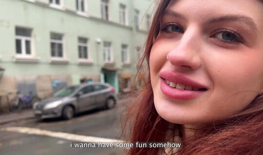 Pikaper spanked a Russian bitch hard, sitting on a dick