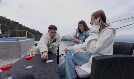 The guy muddied group sex with two depraved girlfriends