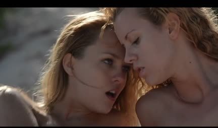 A guy with two chicks had a good time in nature