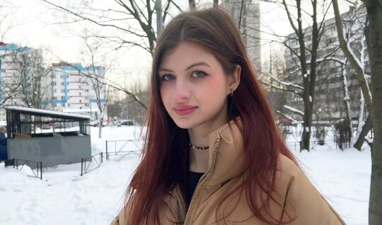 He let the Russian chick spend the night and treated him ...