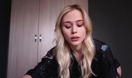 Young Russian stepmother enjoys sucking hard cock