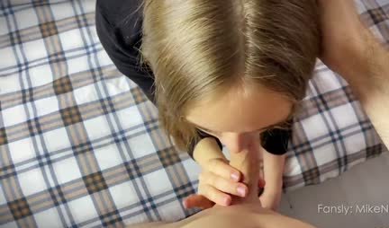 POV Russian chick rides cock erotically