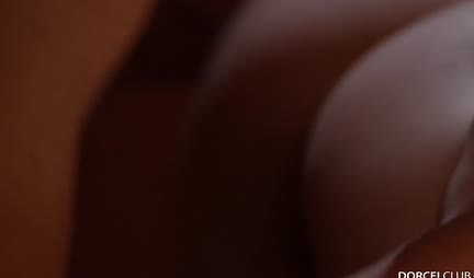 Redhead lover jumps on a guy's hot cock before going to bed