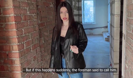 The Russian chick herself did not understand how she took...