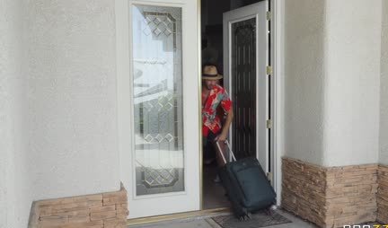 Asshole traveler fucks with a young macho in pussy