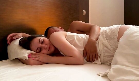 Russian stepmother with pleasure let her stepson's cock i...