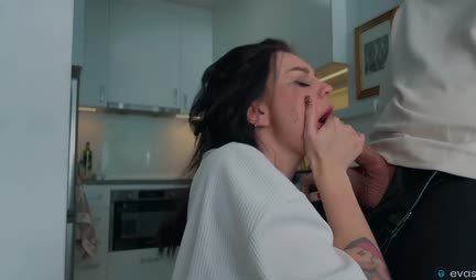 Russian bitch gently groans from rough pussy penetration