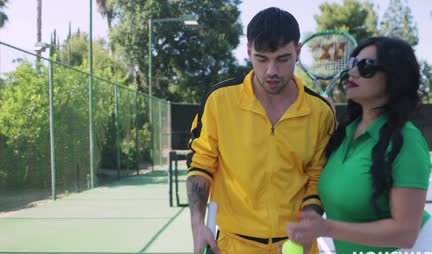 Hot moms try young cocks during gangbang