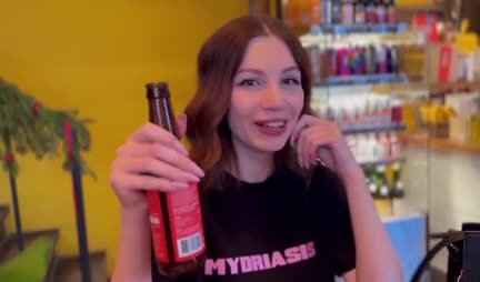 Russian chick after drinking a little wanted to try a dick