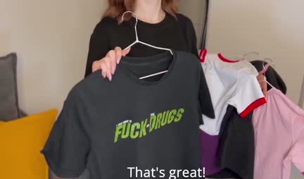 Russian chick after drinking a little wanted to try a dick