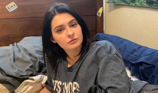 In a home video, the neighbor got up doggy style and took...