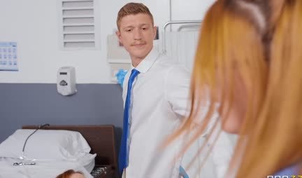 The doctor examined the MILF's big ass and prescribed anal sex for her