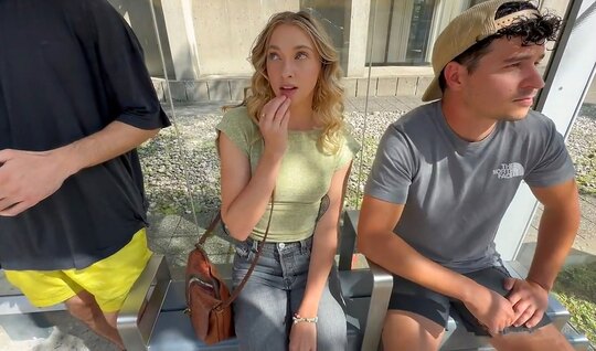 A young chick was seduced by a pickup truck and ended up ...