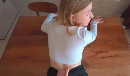 Russian assistant with boss is ready to fuck even on her day off