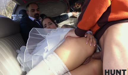 Passionate bride with big tits cheats before the wedding