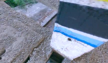 Young chick gets fucked in POV on the street