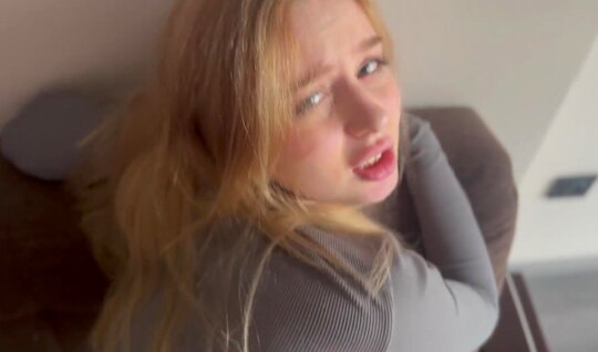 Russian chick didn’t want to fuck, but had to get into do...