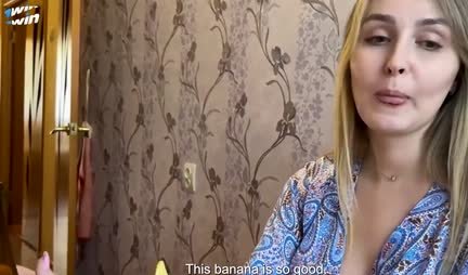 Russian mother rode a young dick at her leisure