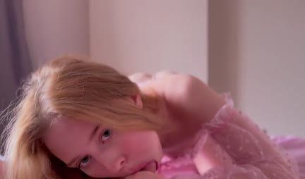 Young Russian chick modestly sucks her neighbor's shaft