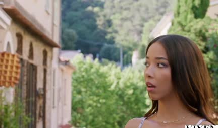 Skinny model with small tits fucks with a rich man