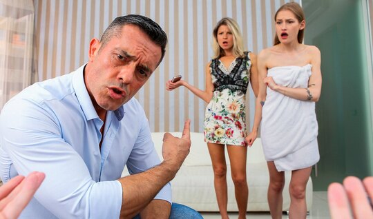 Four friends had group sex and had a great time