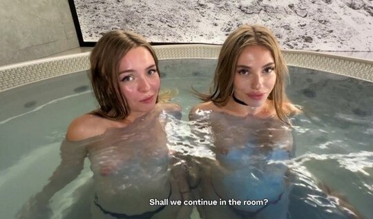 Two lustful Russian beauties did not let the guy rest in ...