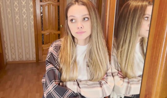 Russian chick pleases her neighbor's dick to the fullest